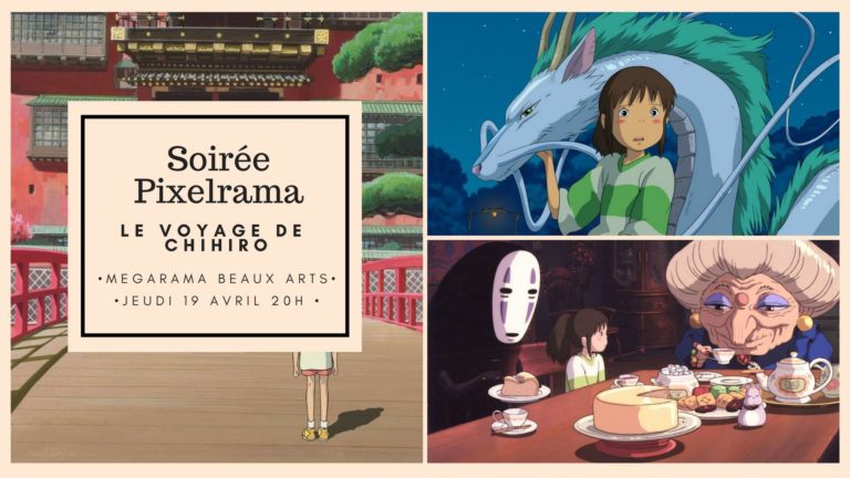 Lire la suite à propos de l’article Pixelrama#1 diffusion du voyage de Chihiro au cinéma megarama beaux arts