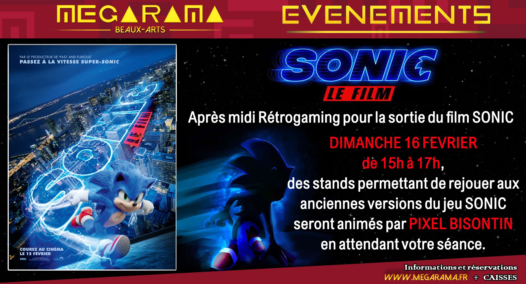 Lire la suite à propos de l’article Animation pour Sonic le film